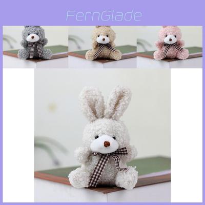 Adorável Pelúcia de Coelhinho Pequeno Boneca de Coelho Fofa Amuleto de Bolsa Macio Presente