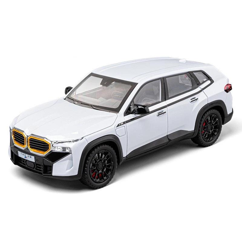 Simulation 1:24 THE-XM Alloy Car Model, Door-opening Car Model Ornaments, With Sound and Lights for Boys Toy Car Birthday Gift