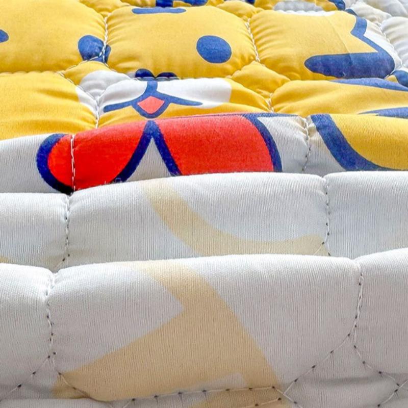 Breathable Mattress,Soft Cushion with Elastic Straps,Dormitory Tatami,Quilted Cotton Bed Sheet,Bedroom Mattress,Protective Pad,Anti Slip Bed Pad
