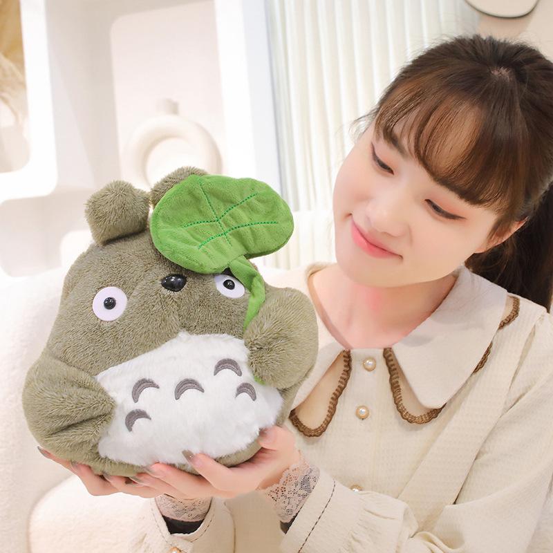 Chinchilla Doll Plush Toy Lotus Leaf Cat Doll Gray Cage Cat Boutique 8 Inch Scratching Machine Doll