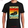 Mowing Legend T Shirt Dad Summer Fathers Day Vintage Washed Casual Designer Clothes Comfortable Soft Top For Everyday Wear