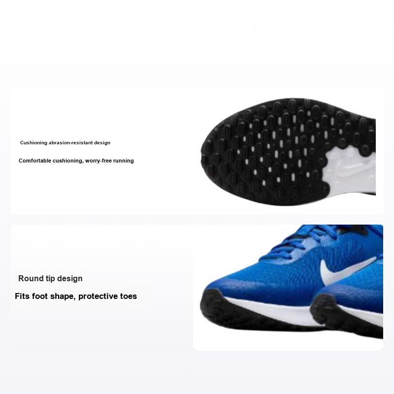 Кроссовки Nike Revolution 7 GS Game Royal для детей, сине-черно-белые, FB7689-401 32