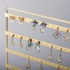 DIY Jewelry Display Stand 6-Tiered Ear Stud Rack Earrings Storage Rack  Room Decoration