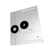 Placă Inserție Masă Router 2 în 1 Aluminiu Aliaj Masă Placă Rabatabilă pentru Banc de Tâmplărie Frezare