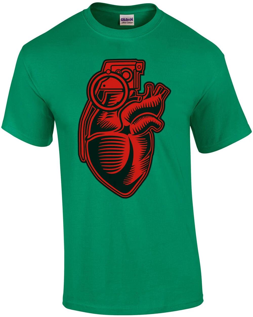 

Vintage Grenade Heart T-Shirt XL