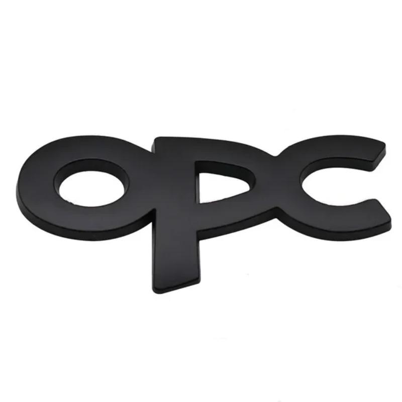 3D Metal OPC Line Car Rear Boot Trunk Emblem Badge Sticker Decal Accessories For I-nsignia C-orsa E A-stra H J D Z-afira V-ectra