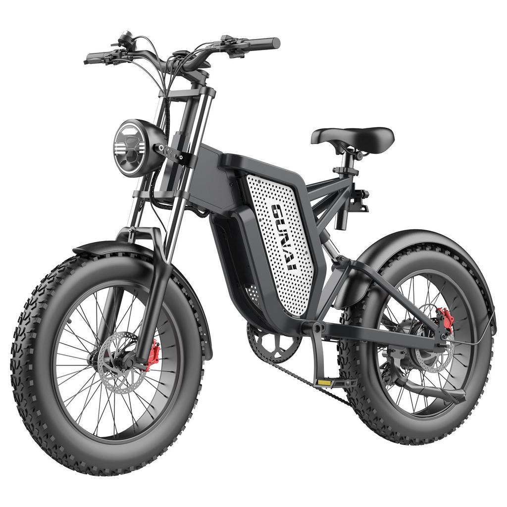 GUNAI MX25 Electric Bike 1000W Motor, 25AH Battery, 60KM Range, 50km/h Speed, 20*4.0 Inch Fat Tires, Hydraulic Oil Brake E-Bike