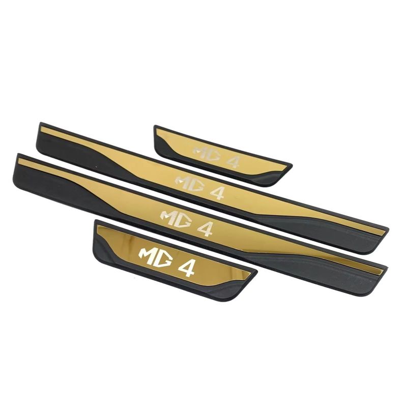 Für MG 4 MG4 EV    2024 2025 Auto Türschwellenabdeckung Einstiegsleisten Schutz Pedalverkleidungen Aufkleber Auto Styling Zubehör