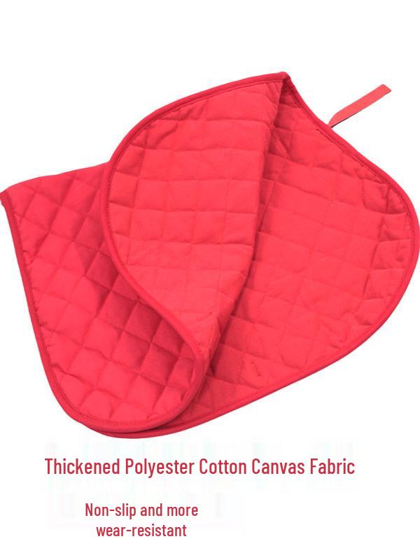 Universal English Saddle Pad: Thick Non-Slip Polyester Cotton for Large Horses, Ideal for Riding, Training, and Touring