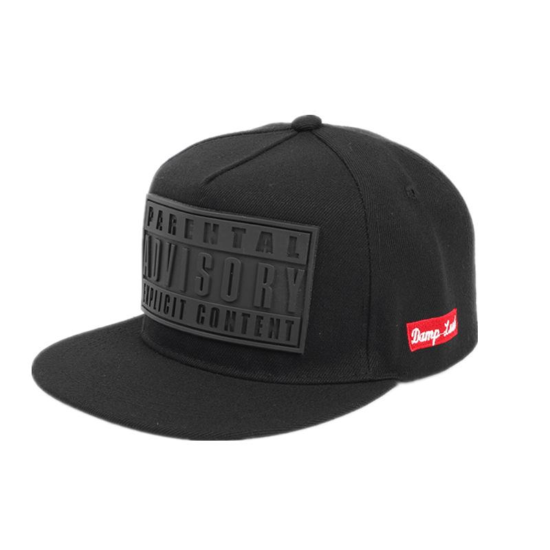 Trendy 3D Letter Print Flat Brim Baseball Cap - Unisex Hip Hop Skate Style