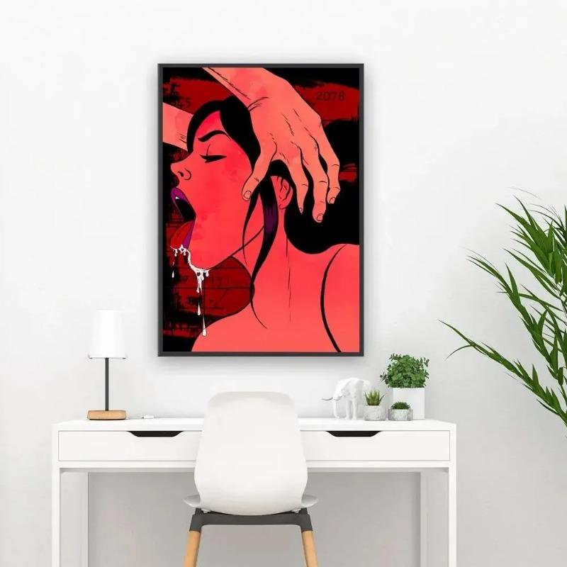 Film Clasic Abstract Nordic Nud Femeie Sexy Bărbați Postere Calitate HD Poster Artă de Perete Pictură Studiu Living Decor Acasă Cadou