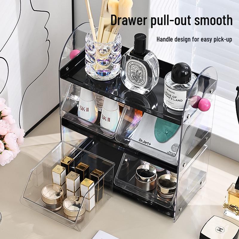 Hochwertiges Kosmetik-Aufbewahrungsregal im chinesischen Stil für Make-up- und Hautpflegeprodukte