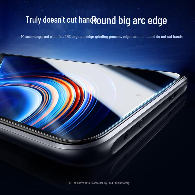 Ugreen Redmi Ultra Clear gehärtetes Glas Displayschutz (2er-Pack)