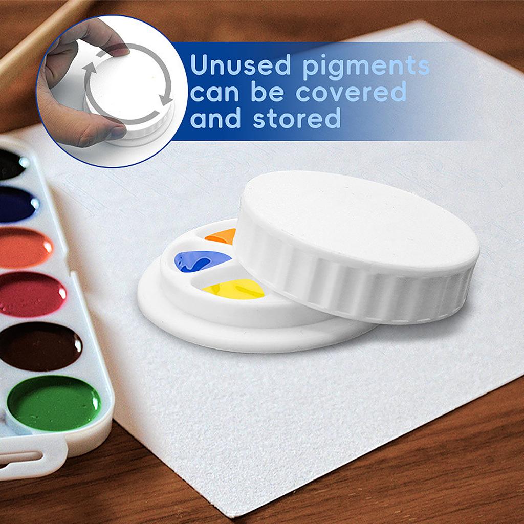 Jar Style Paint Portable Watercolor Acrylic Mixing Tray Art Painting Supplies