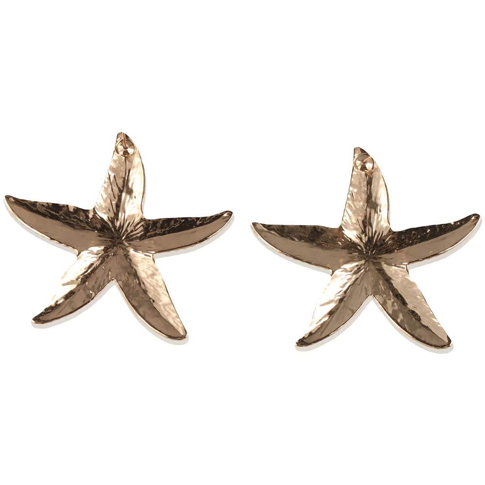 Exaggerated Starfish Dangle Drop Earrings Bohemian Starfish Pendant Earrings  Party