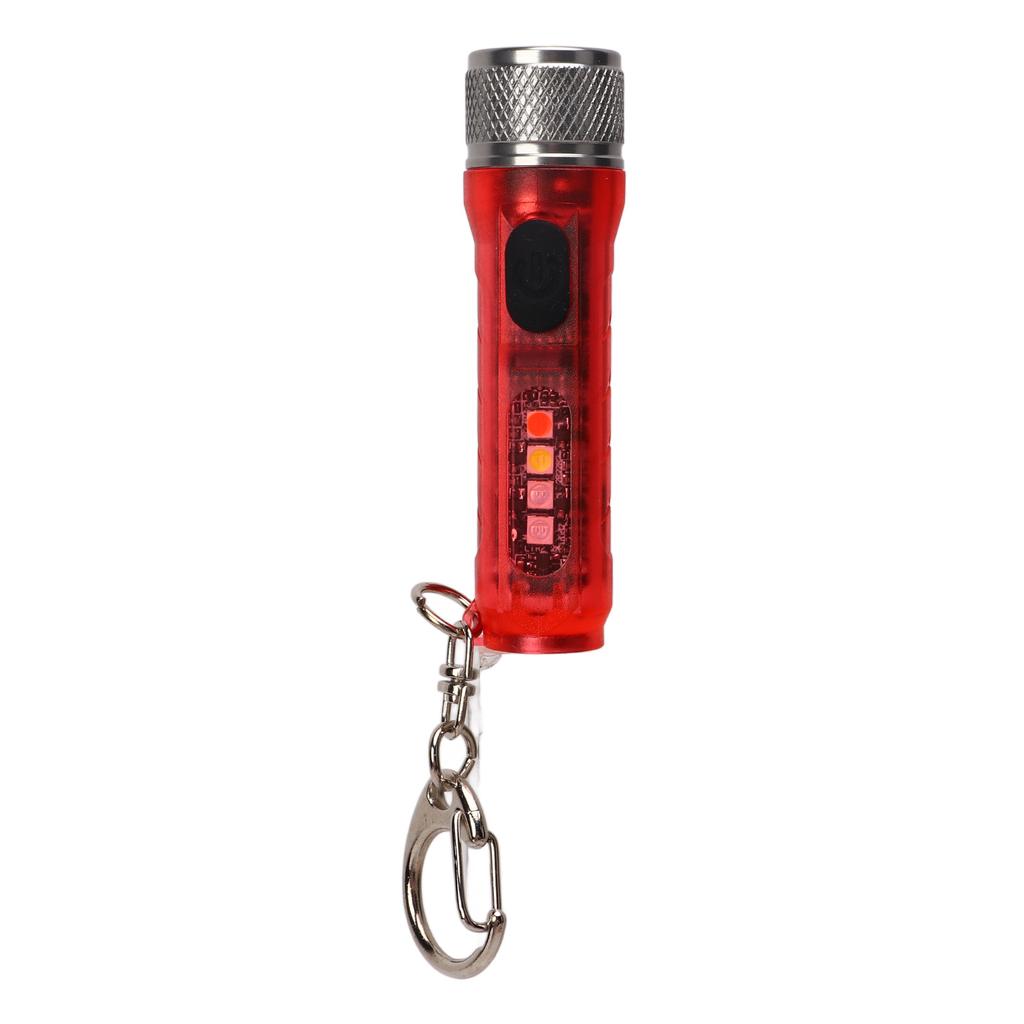 Mini Flashlight Portable Lightweight Multi Light Modes Pocket Flashlight for Outdoor Riding Hiking Camping Fishing Red