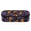 Pencil Case Large Capacity Full Zipper Closure 300D Polyester with Main Compartment Mesh Pocket and Pen Slots for Everyday Study