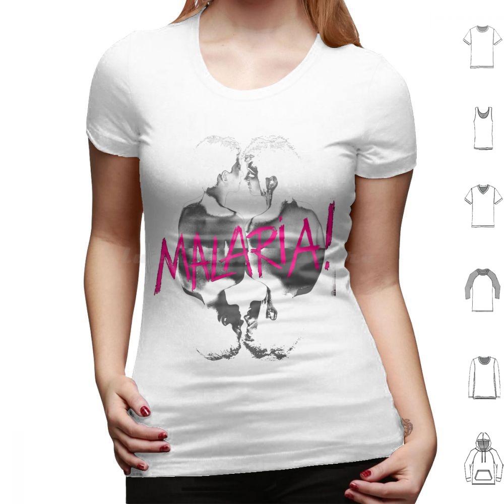 Malaria T Shirt Cotton Men Women DIY Print Neue Deutsche Welle Malaria 80s Industrial Metal Punk Post Punk Gothic Dark Black