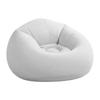 Aufblasbarer Stuhl Einzelsofa PVC Beflockung Aufblasbare Lounge Couch für Wohnzimmer Schlafzimmer Outdoor Reise