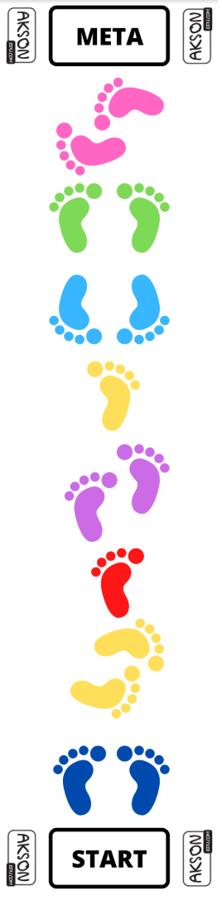 Akson Jumping Feet Animation Mat 45x200