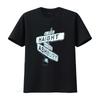 Haight Ashbury Street Sign San Francisco Pre Shrunk 100 Cotton Hand Screened T Shirt Vintage Washed Stylish Streetwear