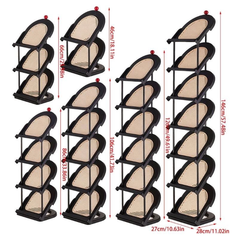 Multi Layer Slanted Insert Design Footwear Rack Easy Access Organized Placement Solution Vertical Shoe Rack