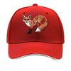 Autumn Leaf Patterned Fox Home Decor Hip Hop hat Fashion Outdoor Sports Sandwich Baseball Cap