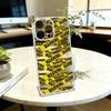 Warning Tape Phone Case For iPhone 17 16 15 14 13 12 11 Mini Pro Max Plus Transparent Cover