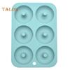 Silikonová forma Nepřilnavá pomůcka pro domácí pečení Silikonová forma se 6 otvory Silikonová forma pro pekařské potřeby