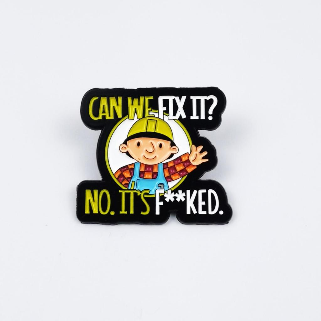 Cartoon Animals Brooch Set: Cute Duck & Frog Alloy Pins, English-Inspired Decorative Accessory