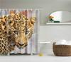 Animals Octopus Wolf Lion Seahorse Turtle Shower Curtains Bathroom Curtain Frabic Waterproof Polyester Bathroom Curtain Hooks