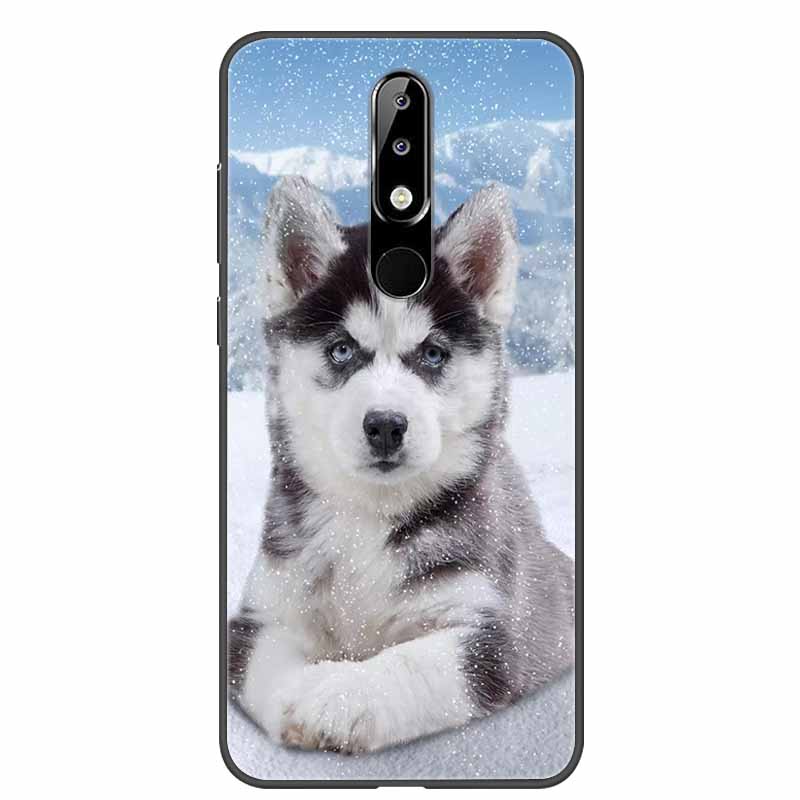 Per Nokia 6.1 Plus Custodia Adorabile Morbido Silicone Cartone Animato Gatto TPU Custodie per Telefono per Nokia X6 Copertura 6.1Plus Carina Coque per NokiaX6 Guscio