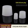 Food-Grade Silicone Stopper: Solid Rubber Plug for Wine Bottles, Erlenmeyer Flasks, Test Tubes, & More.
