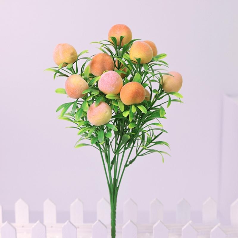 Realistic Plastic Foam Fruit Bouquets Indoor Decoration Flower Arrangement Centerpiece For Table Shelf Display