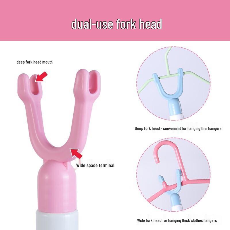 Chahua 718 Telescopic Clothes Drying Pole with Hook