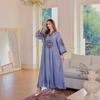 In-Stock Embroidered Abaya: Loose-Fit Women's Dress, Middle Eastern Style