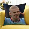 cool Erling Haaland   Various Sizes Square Pillow Case For Car Home Bedchamber Decor
