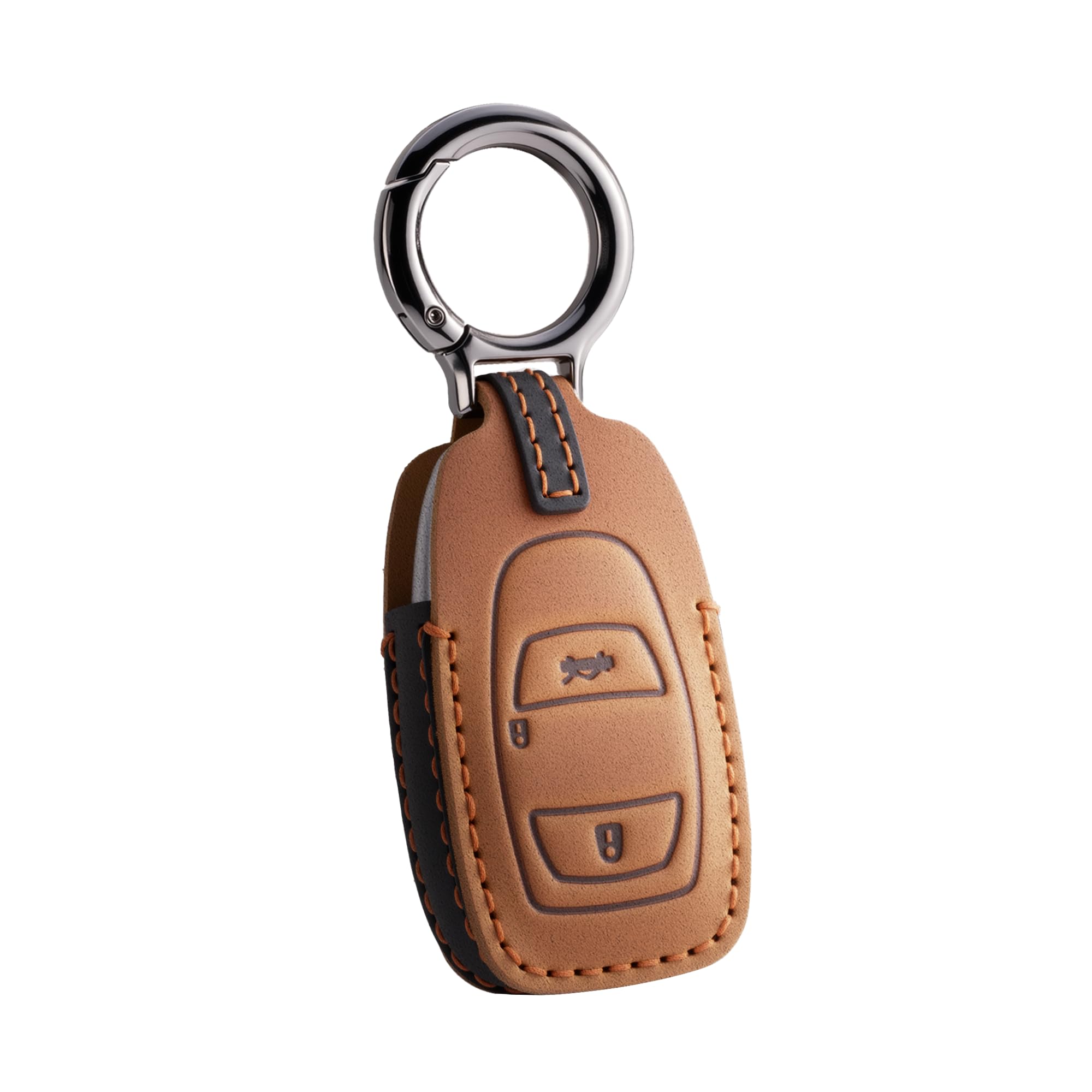 [PIMOHI] Compatible with Subaru Key Case Genuine Leather Crosstrek Forester коричневый