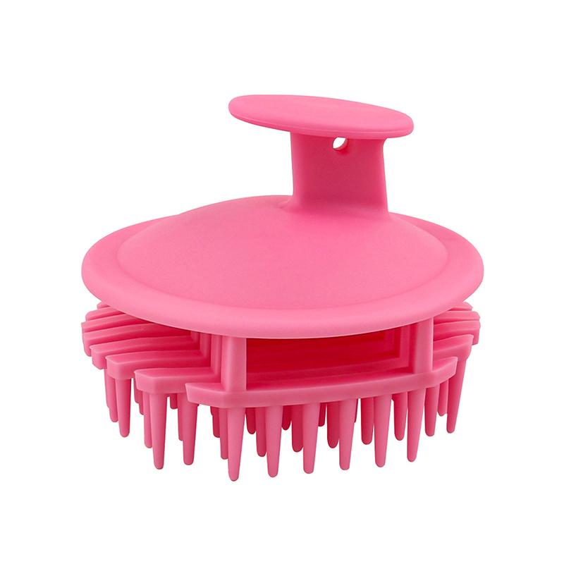 Pet Grooming Brush Pet Silicone Massage Hollow Brush Dogs Cats Soft Head For Dead Skin Loose Fur Removal Massage Bathing Brush