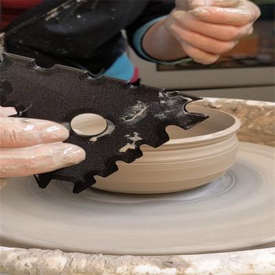 1Pieces Pottery Rib Pottery Foot Shaper Effective Precise Trimming Tools For Pottery Smooth Foot Shaper Outdoor Tableware