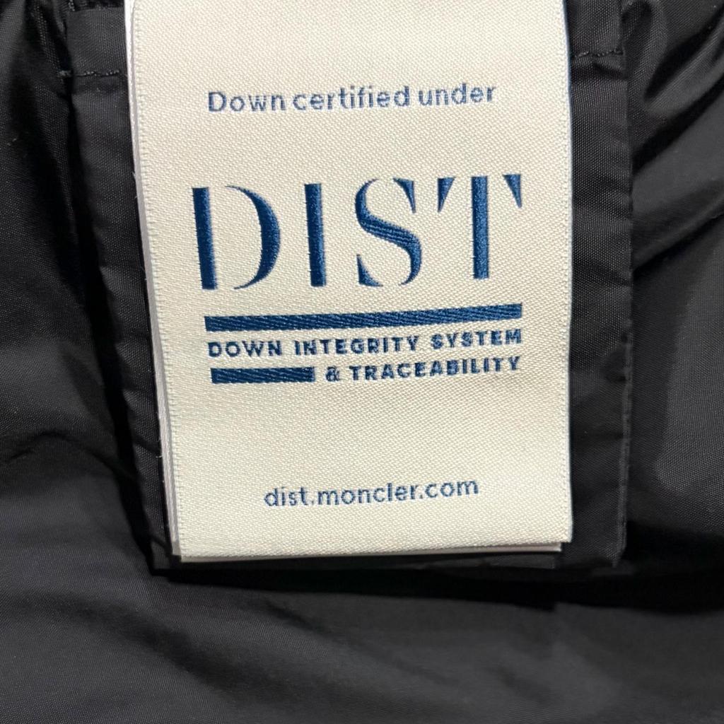 Used MONCLERDown jacket black Nylon mens