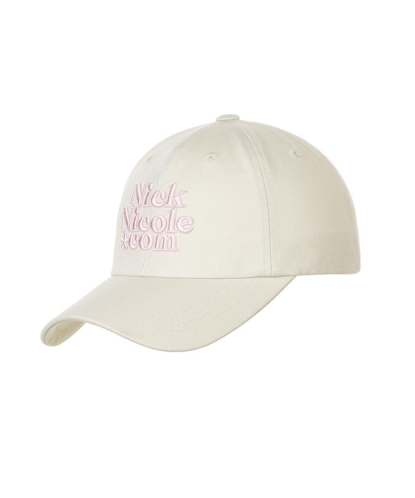 Nigaennikol Nn Dotcom Signature Ball Cap_Beige Pink