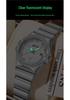 OFNS Women's Luxury Quartz Watch: Diamond-Inlaid Round Dial, Calendar, Waterproof, Luminous, Elegant Design.
