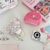 New Multi-purpose Mini Makeup Pouch Portable Lightweight Coin Purse Snap Button Design Key Storage Bag Korean Style