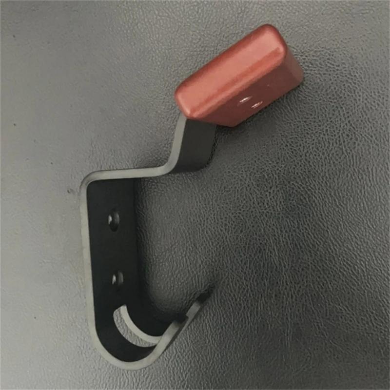 Sturdy Motorcycle Helmets and Jackets Storage Shelf Wall Display Rack with Utility Hooks for Home and Showrooms Use 2pcs