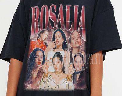 Rosalia Shirt, Retro Vintage Rosalia Tees, Spanish Singer, Flamenco Inspired, Latin Pop, Spanish Tees, Retro 90's Rosalia Shirt