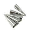 9Pcs Conical Tube Cone Roll Moulds Spiral Croissants Molds Cream Horn Mould Pastry Mold Cookie Dessert Kitchen Baking Tools