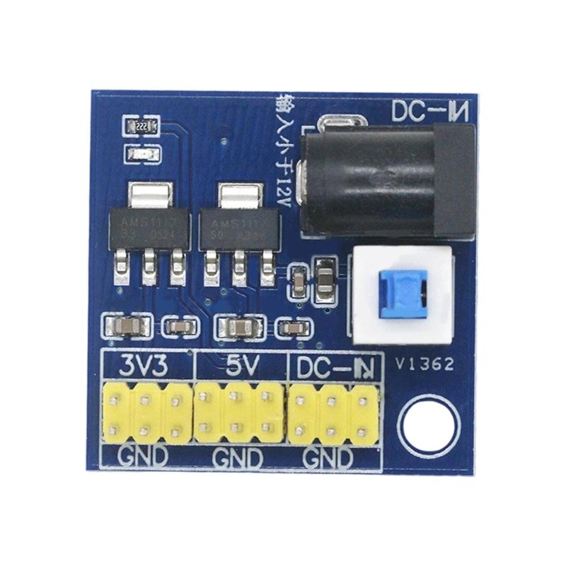 

Electricity Adapter 12V to 3.3V/5V/12V Output Stepping Down Electricity Regulator Power Module High Efficiency Stabilizer