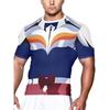Tricou de vară pentru bărbați cu gât rotund și imprimeu 3D