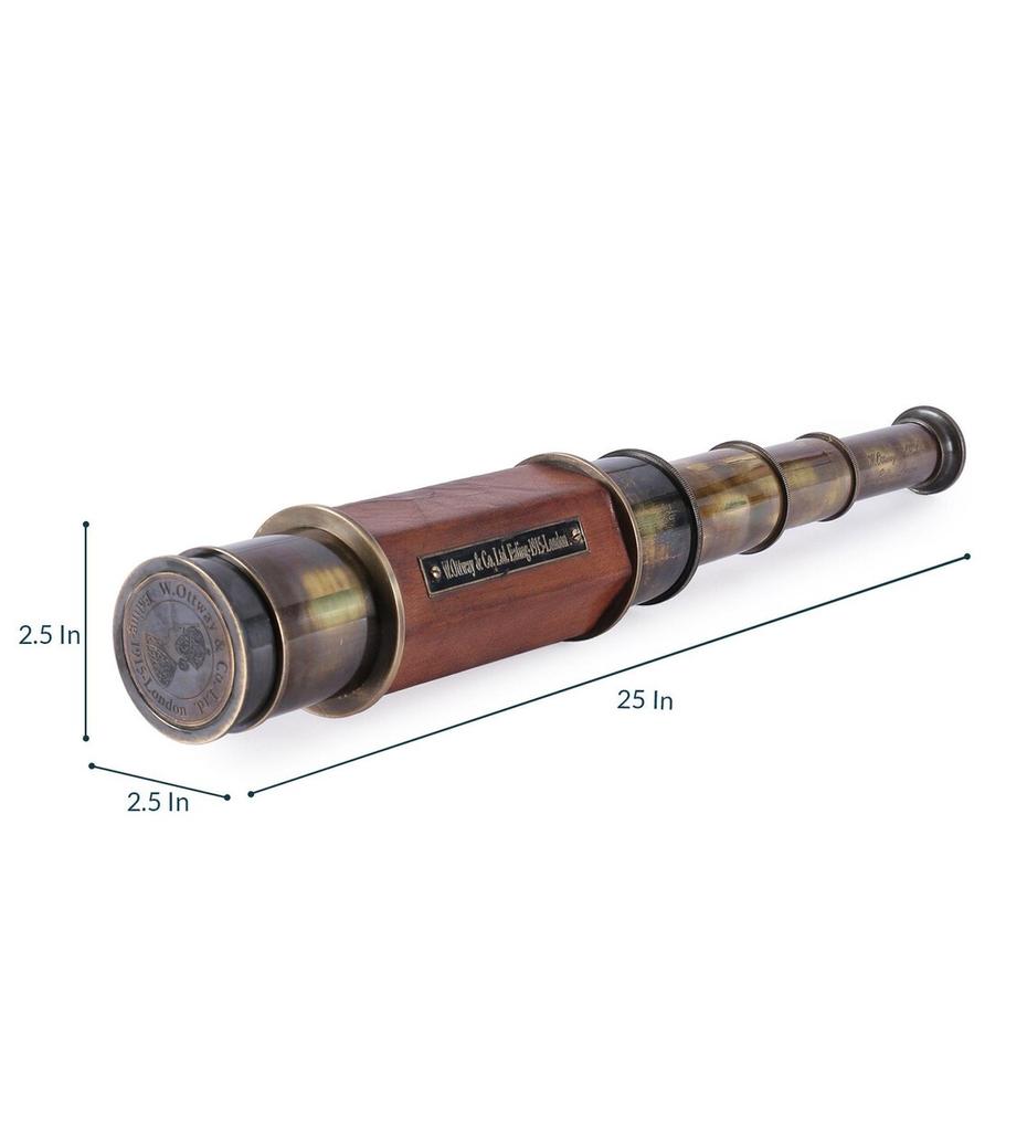 Antique Sailor Pirate Heavy Vintage Telescope - Christmas Day Gift - High School Graduation Gift For - Him, Men, Boyfriend, Dad